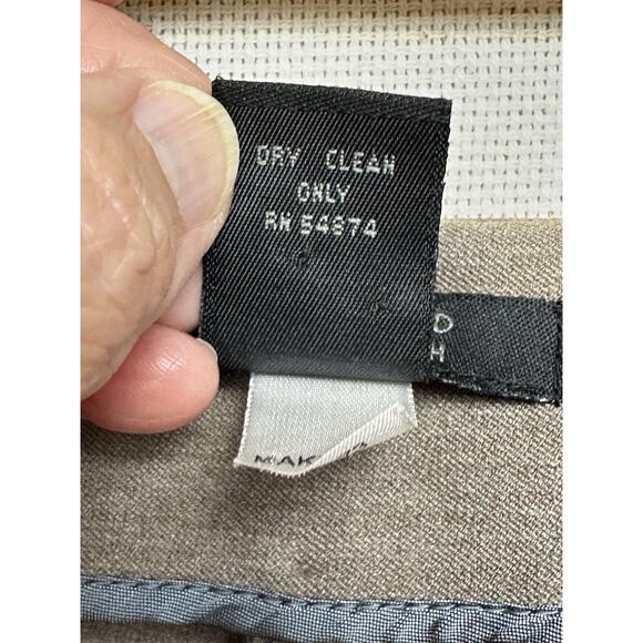 The Limited Stretch Women's Brown Dress Pants Size 10 Long Career Side Zip - Picture 8 of 14